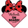 Minnie Mouse Baby On Board Car Sign.