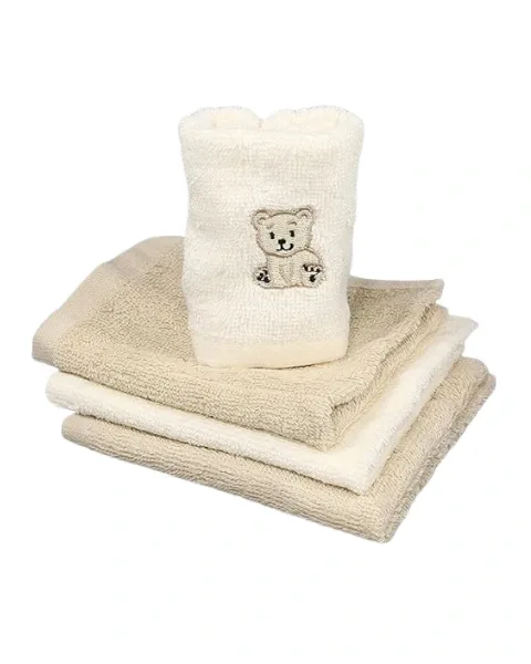 Spasilk Woven Washcloths (4 Pack)