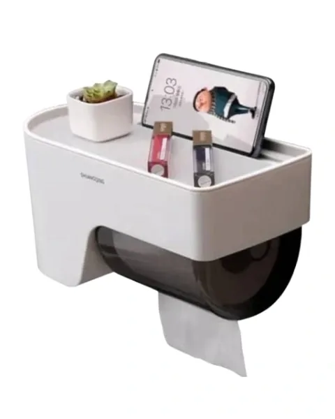 Waterproof Toilet Roll And Accessories Holder
