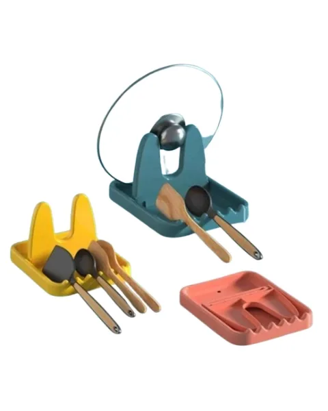 Cooking Spoon And Pot Cover Holder