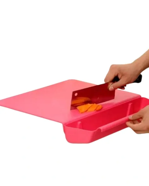 2-In-1 Cutting Board With Collector.
