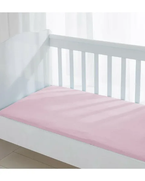 Pink Baby Cot Bedsheet