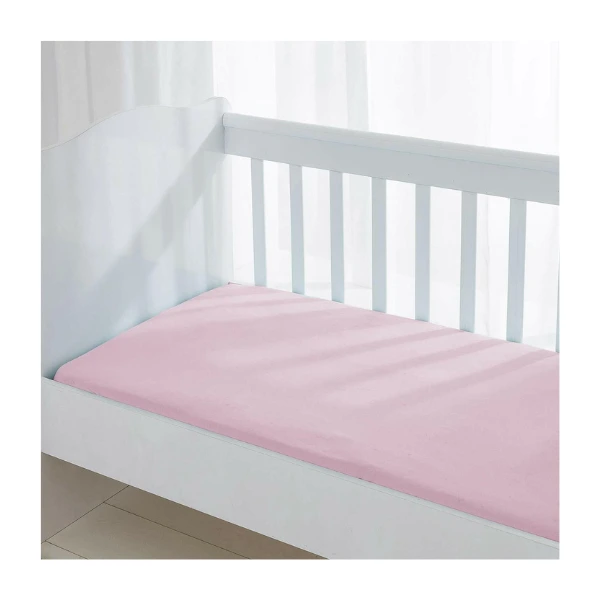 Pink Baby Cot Bedsheet