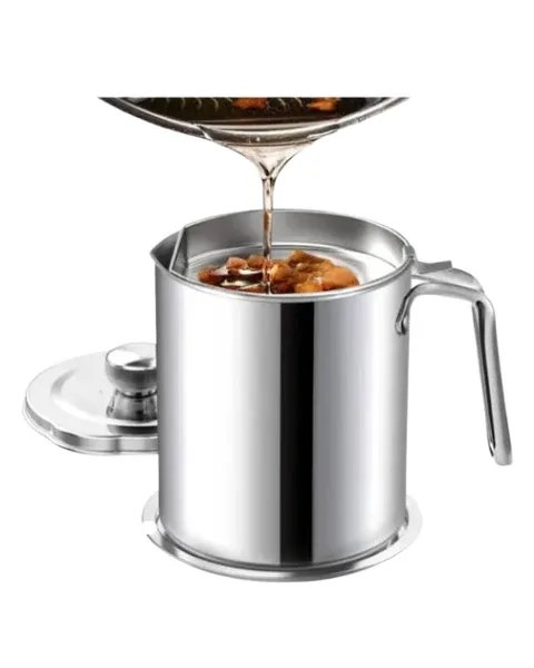 Cooking Oil Filter Mesh Jug.