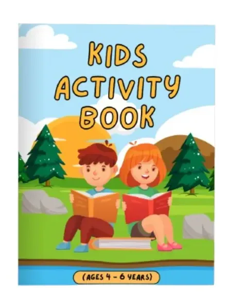 Kids Activity Book for Ages 4-6