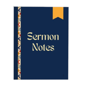 Journaling God's Words: My Sermon Notes