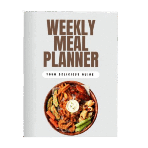 Weekly Meal Planner: Plan Your Nutritious Week with Ease