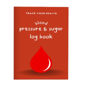 Track Your Health: Blood Pressure & Blood Sugar Monitor Logbook
