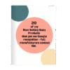 20 Hot-Selling Private Label Baby Products + My Suppliers’ List (eBook)