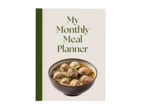 My Monthly Meal Planner: Your Guide to Organized Meals