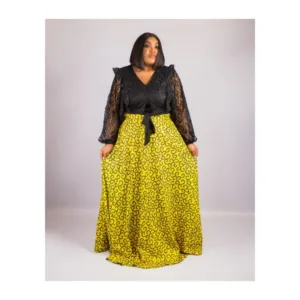 Jade Long Flare Skirt (Fully Lined)